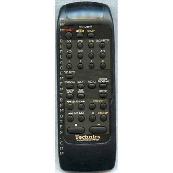 Technics RAKSL186WH Audio Remote Control