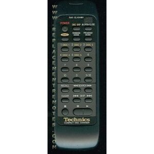 Technics RAKSL404WH Receiver Remote Control
