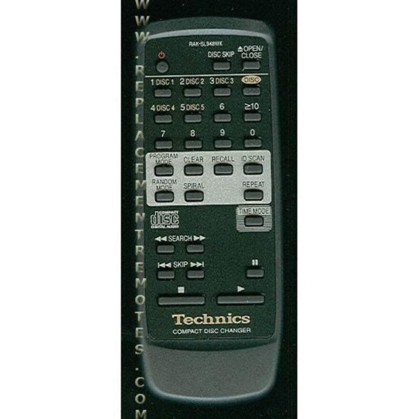 Technics RAKSL948WK Audio Remote Control