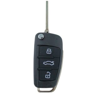 To Suit Audi 3 Button Flip Uncut Key