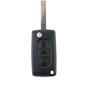 To Suit Citroen C2 C3 C4 C5 C6 C8 3 Button Remote Flip Key Blank Shell/Case/Enclosure