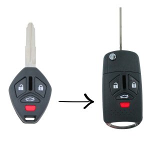 To Suit Mitsubishi 380 2005 – 2008 Remote Flip Key Blank Replacement Shell/Case