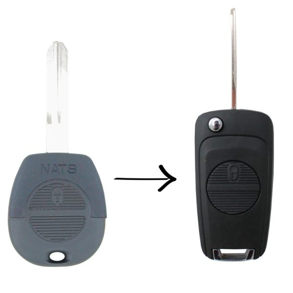 To Suit Nissan Flip N16E Pulsar Patrol Remote Key Blank Replacement Shell/Case/Enclosure