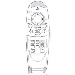 Toshiba 23306479 Projector Remote Control