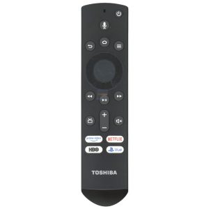 Toshiba CT-RC1US-19 Fire Edition TV Remote Control – Prime, Netflix, HBO, VUE – CTRC1US19 | 1T86000001I