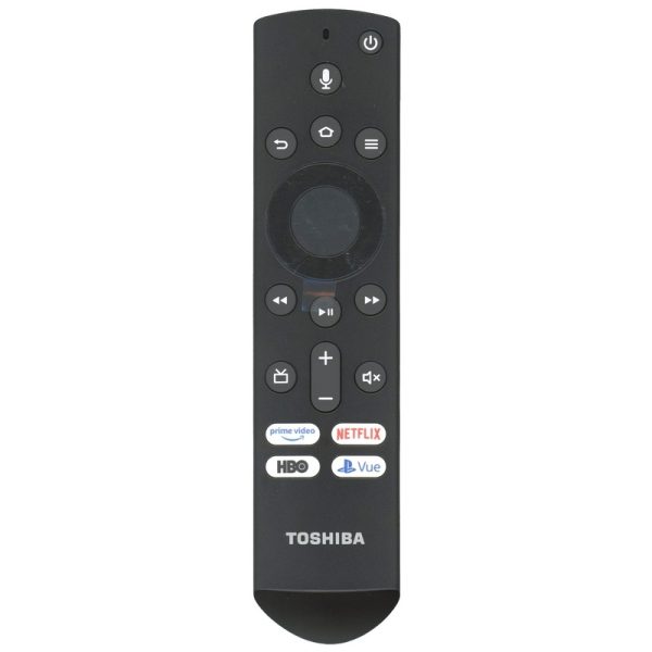 Toshiba CT-RC1US-19 Fire Edition TV Remote Control – Prime, Netflix, HBO, VUE – CTRC1US19 | 1T86000001I
