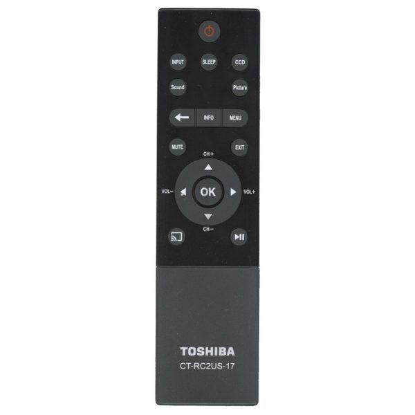 Toshiba CT-RC2US-17 SMARTCAST TV Remote Control – PK11V02290I