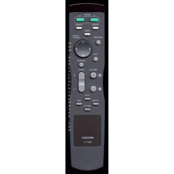 Toshiba CT838 TV Remote Control