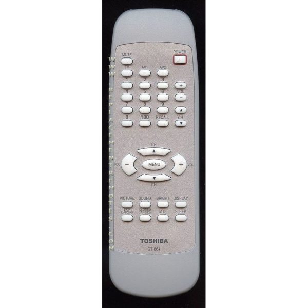 Toshiba CT864 TV Remote Control