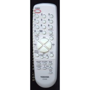 Toshiba CT878 TV Remote Control