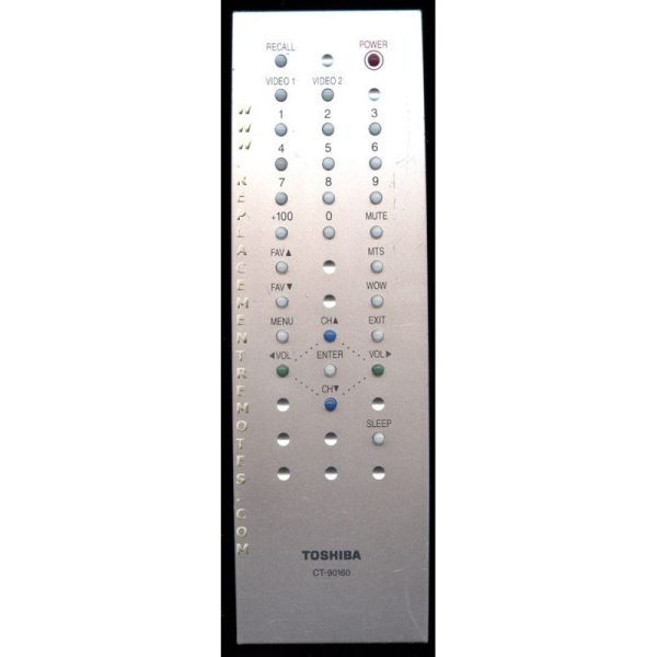 Toshiba CT90160 TV Remote Control