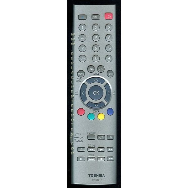 Toshiba CT90212 TV Remote Control
