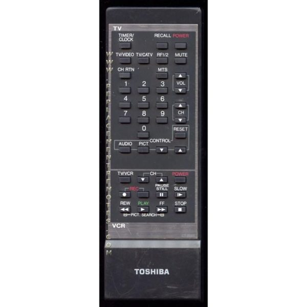Toshiba CT9283 VCR Remote Control