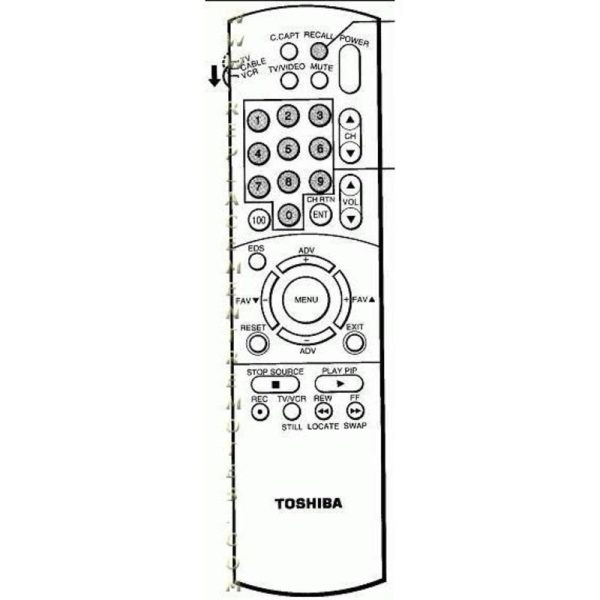 Toshiba CT9794 TV Remote Control