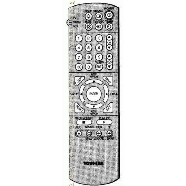 Toshiba CT9808 TV Remote Control