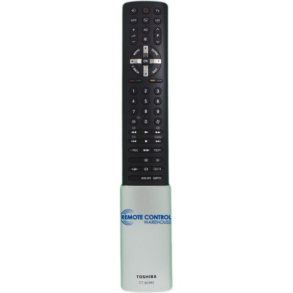 Toshiba Original Remote Control  CT- 90382 SUBSTITUTE CT- 90378 – 55YL875G 55WL863F  LCD TV
