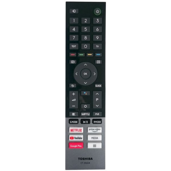Toshiba Original Remote Control CT95040 Replace CT-95022 – 43C350KP 55C350KP 55E350KP 75C350KP LED TV