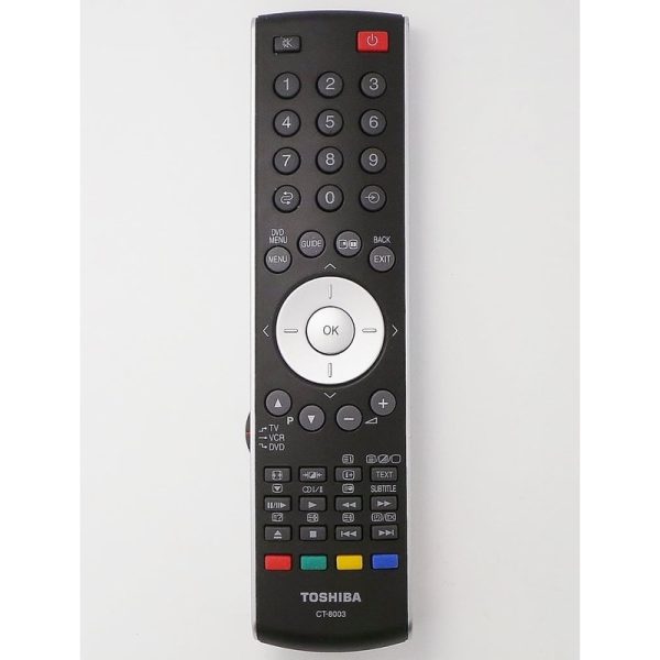 Toshiba Remote Control CT-8003 Replace CT-90314 – 37XV500A  42XV500A  46XV500A  TV