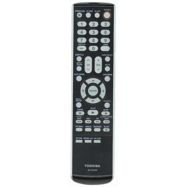 Toshiba SE-R0258 Combination Flat Color TV and DVD Player Remote Control – 75006362