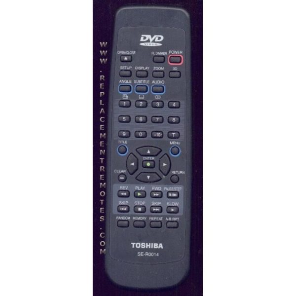 Toshiba SER0014 DVD Remote Control