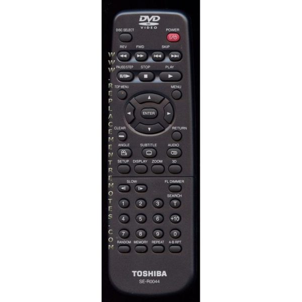 Toshiba SER0044 DVD Remote Control