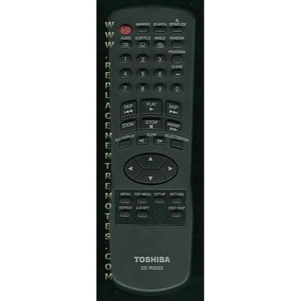 Toshiba SER0055 DVD Remote Control