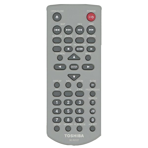 Toshiba SER0127 DVD Remote Control – AH700004