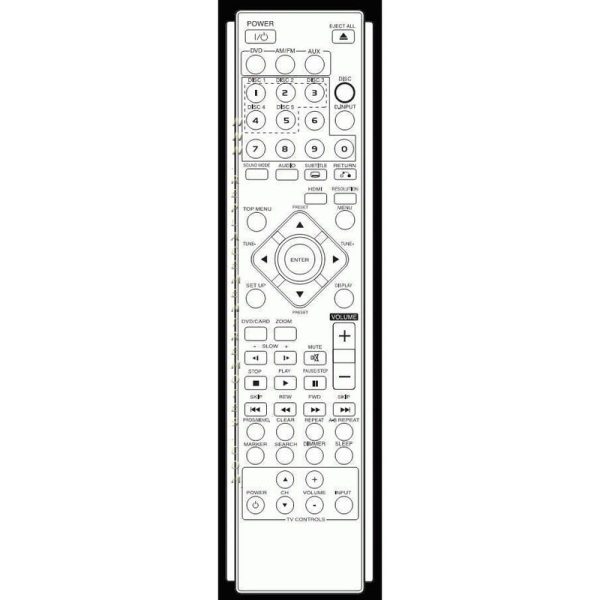 Toshiba SER0178 DVD Remote Control