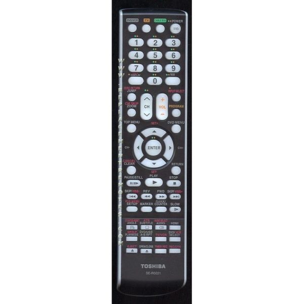 Toshiba SER0221 DVD/VCR Remote Control