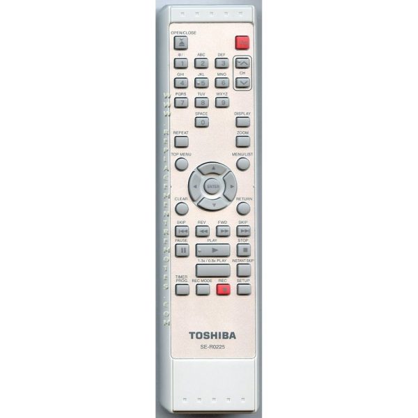 Toshiba SER0225 DVD Video Recorder (DVDR) Remote Control – 79103030