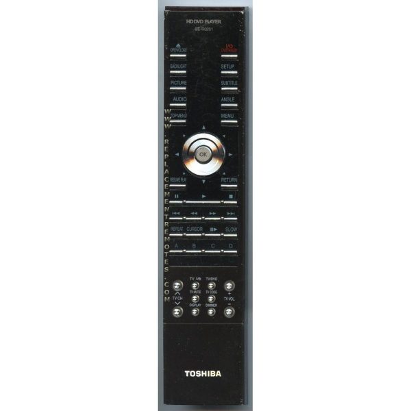 Toshiba SER0251 DVD Remote Control