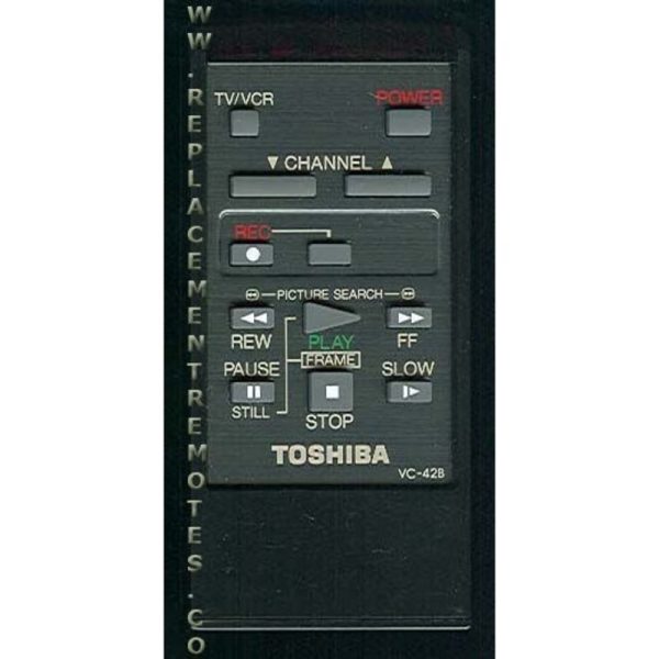 Toshiba VC42B VCR Remote Control