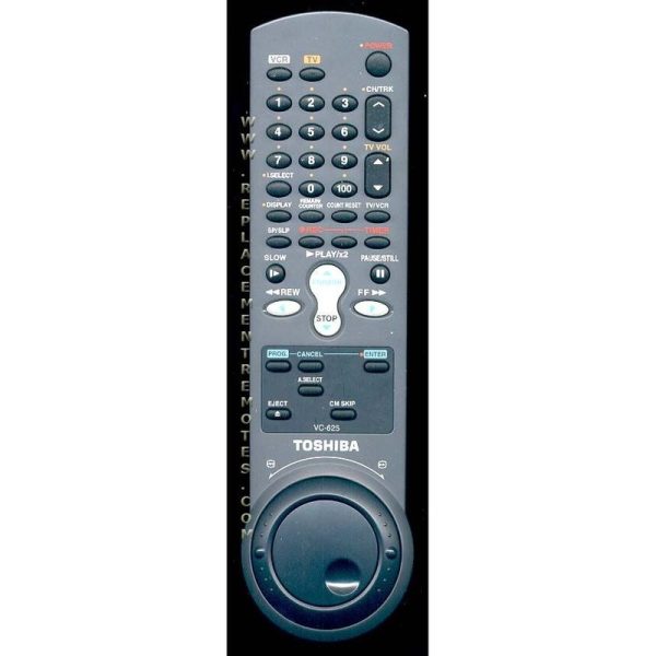 Toshiba VC625 VCR Remote Control