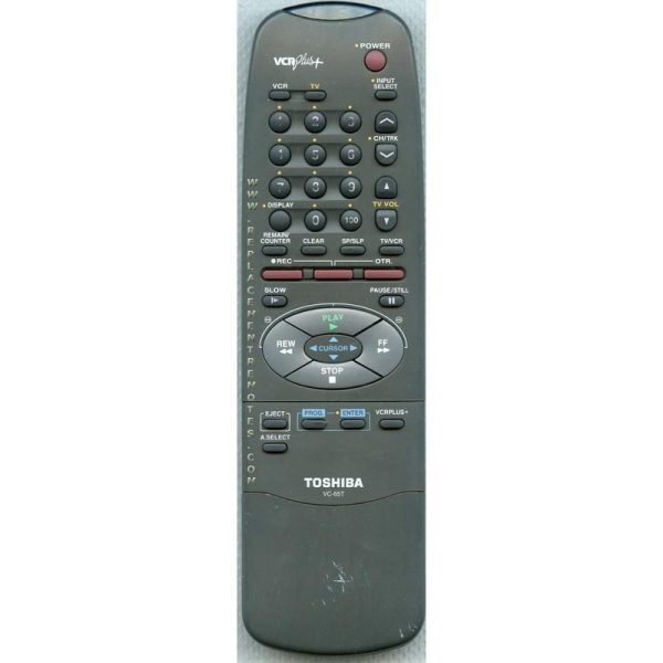 Toshiba VC65T VCR Remote Control