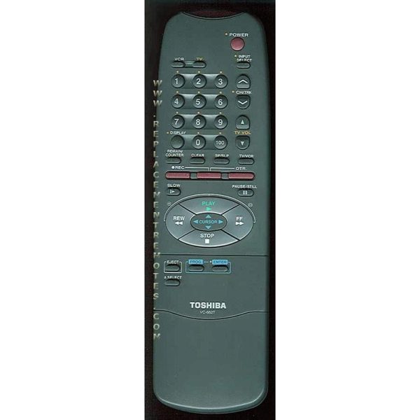 Toshiba VC662T VCR Remote Control