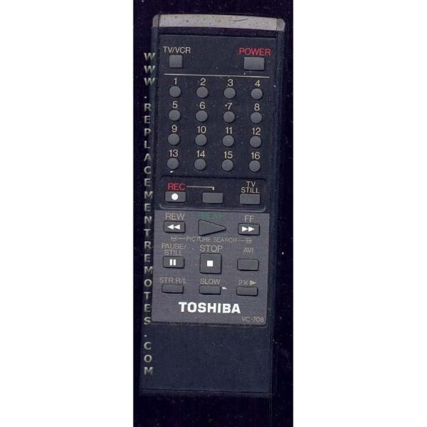 Toshiba VC70B VCR Remote Control