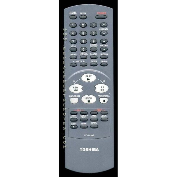 Toshiba VCFL20S TV/VCR Remote Control