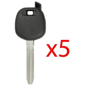 TOY44 G Blade Transponder Key Shell for Toyota – 5 PACK Aftermarket