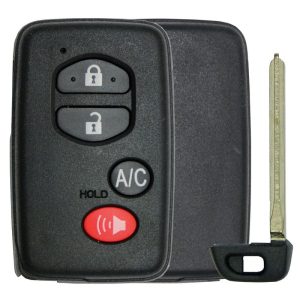 Toyota Prius 4 Button Smart Remote Replacement Shell by Car & Truck Remotes