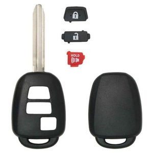Toyota Remote Head Case Shell with blank key 3 button by Car & Truck Remotes