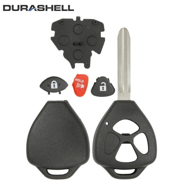 Toyota Remote Head Replacement DURASHELL 3 button case, shell by Car & Truck Remotes
