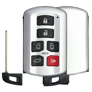 Toyota Sienna 6 Button Smart Remote Replacement Shell by Car & Truck Remotes