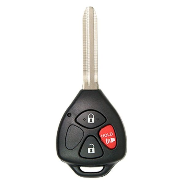 Toyota Yaris 3 Button Remote Head Key “H” chip PN: 89070-52G50 by Car & Truck Remotes