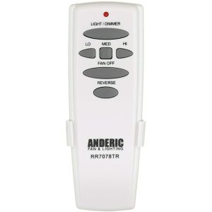 UC7078T / CHQ7078T with Reverse Ceiling Fan Remote Control – RR7078TR