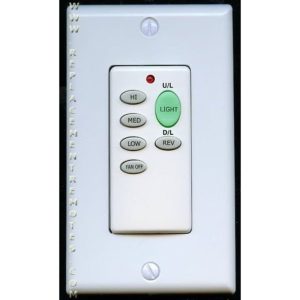 UC9051GTB Battery Operated Wall Plate Ceiling Fan Remote Control