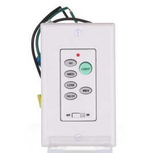 UC9051T/CHQ9051T Wired 3-Speed Wall Switch Ceiling Fan Remote Control