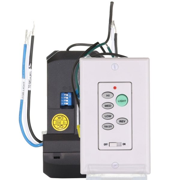 UC9051T/UC7067FMRX Wired Universal 3-Speed Ceiling Fan Remote Control Kit
