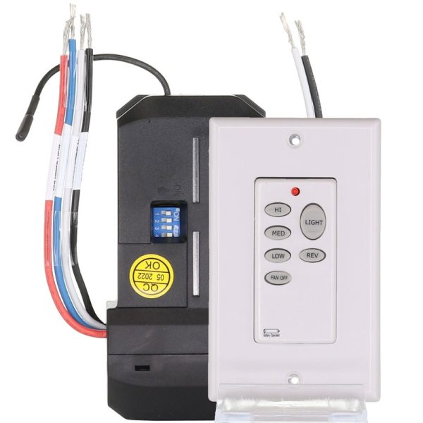 UC9051T-UC7067GMRX Wireless Universal 3-Speed with UP Light Ceiling Fan Remote Control Kit