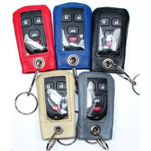 Universal Car Remote Key Fob Leather Tote – Extra Large