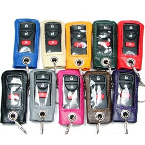 Universal Car Remote Key Fob Leather Tote – Medium